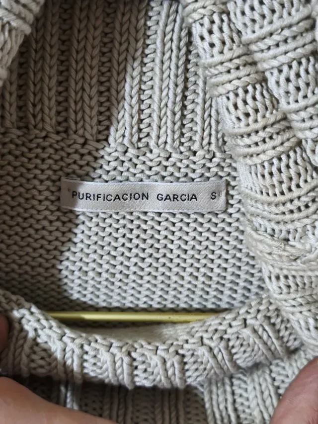 Jersey de punto Purificación García sin mangas