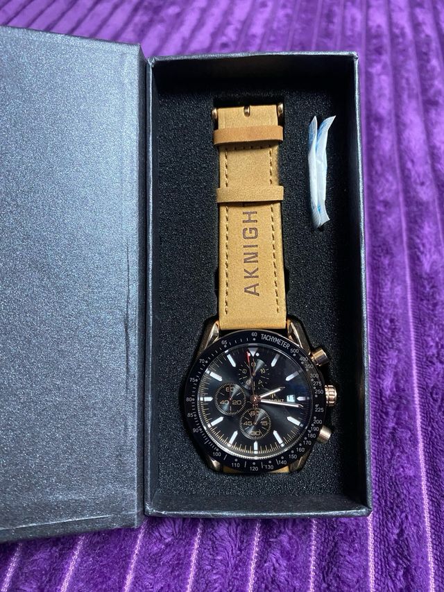 Reloj BENYAR Cronógrafo Hombre Negro/Dorado