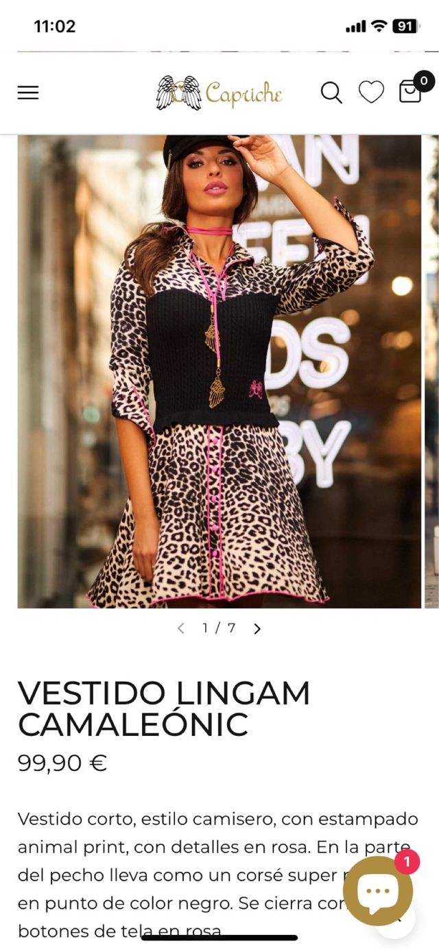 Vestido Camaleónica Animal Print de esta temporada