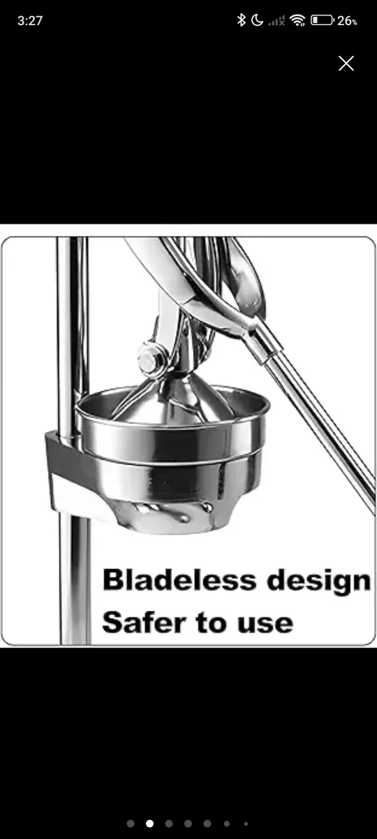 Exprimidor Manual Acero Inoxidable