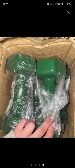 Kit 4 Mancuernas 4kg Verdes