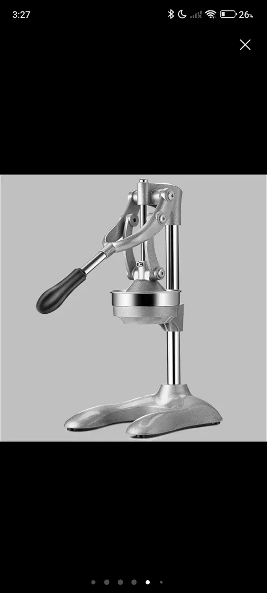 Exprimidor Manual Acero Inoxidable