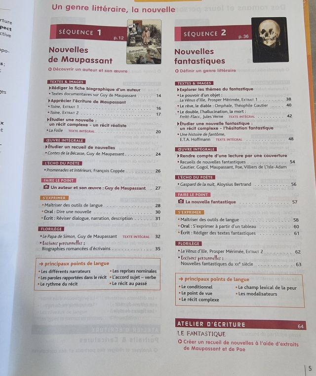 Fleurs d'encre 4e - Français - Livre de l'élève...