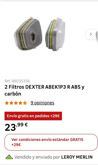 Filtro Dexter 6059 ABEK1P3