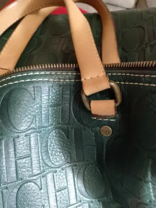 Bolso Carolina Herrera modelo Andy 10 Verde oscuro