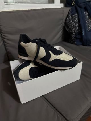 Tenis Tommy Hilfiger Talla 42 Azul/Blancooriginal