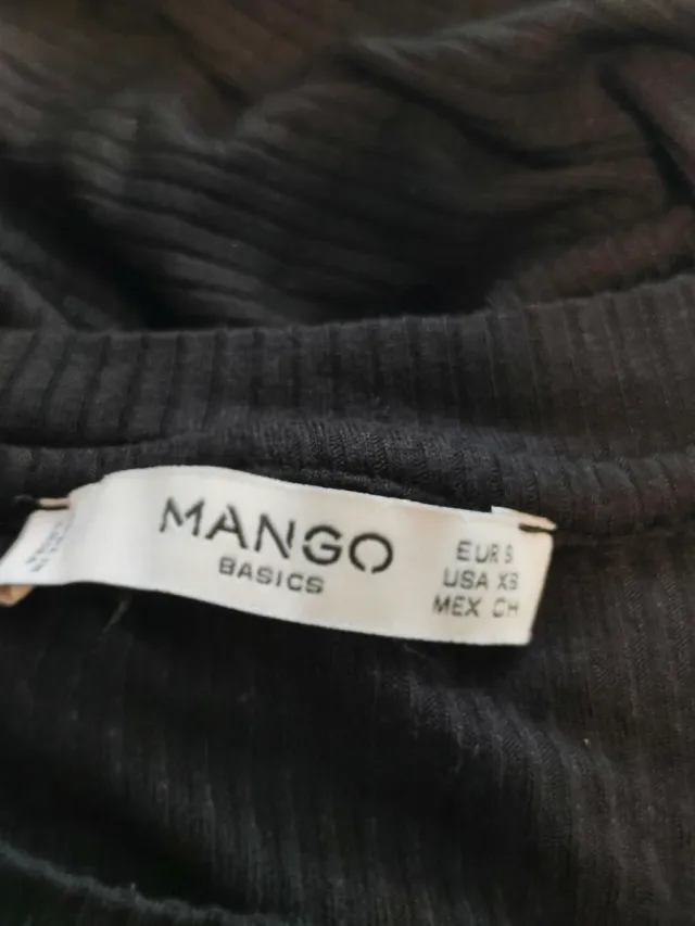 Jersey Mango Negro Manga Larga
