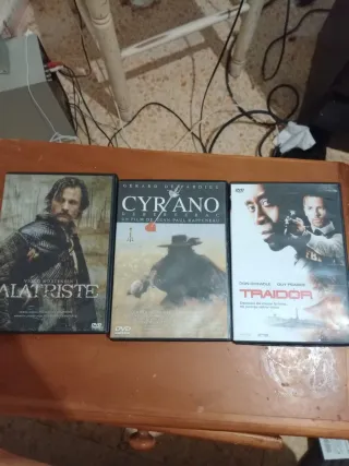 Lote 3 Películas DVD: Alatriste, Cyrano, Traidor