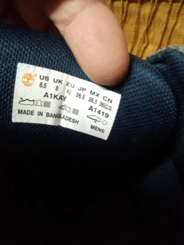 Botas Timberland Piel Azul/Gris, 42