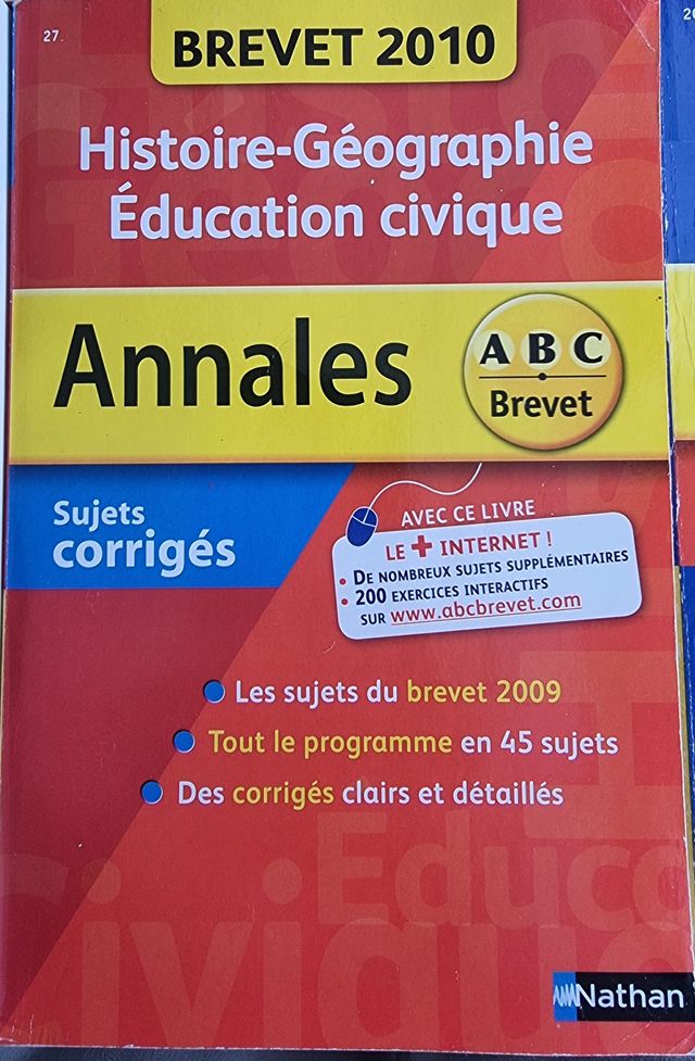 ANNALES BAC/BREVET 2010/2012 ANGLAIS TTES