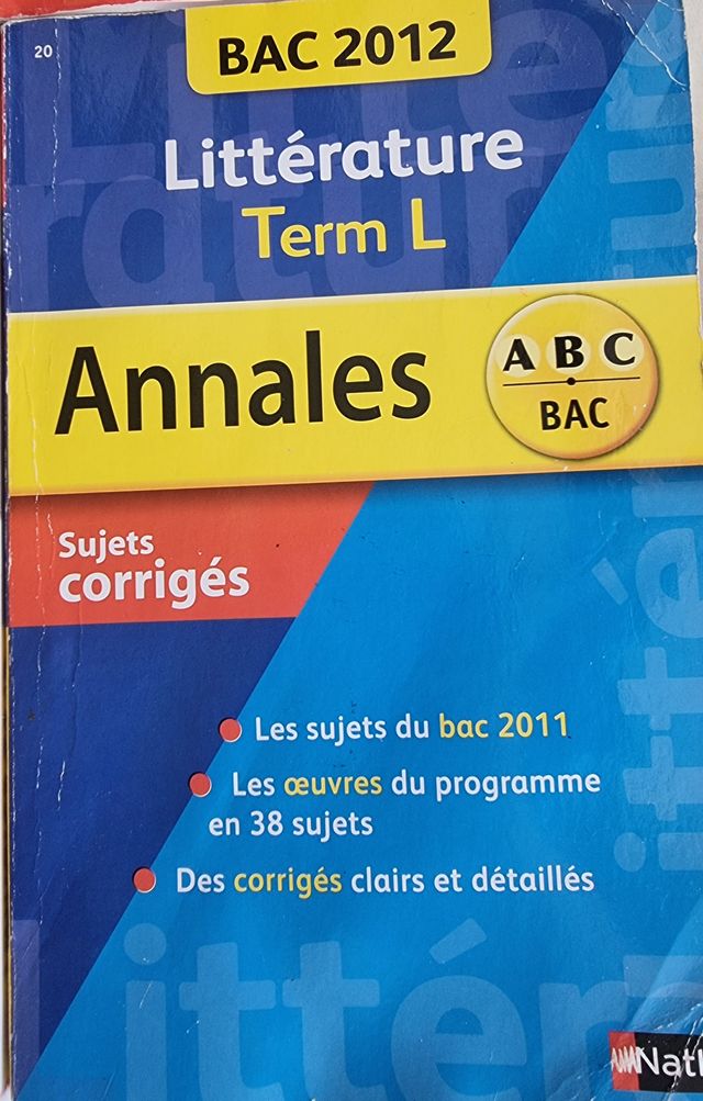 ANNALES BAC/BREVET 2010/2012 ANGLAIS TTES
