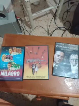 3 Películas DVD: Milagro, Ladrones de Cuerpos, Pur