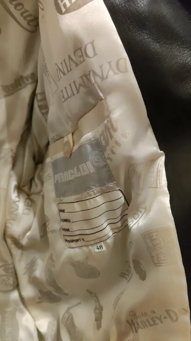 Montone Vintage Uomo Vera Pelle