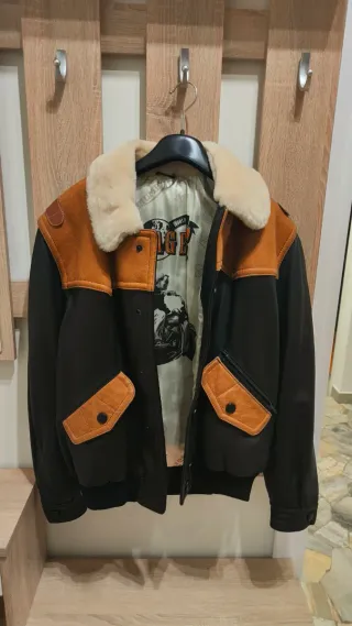 Montone Vintage Uomo Vera Pelle