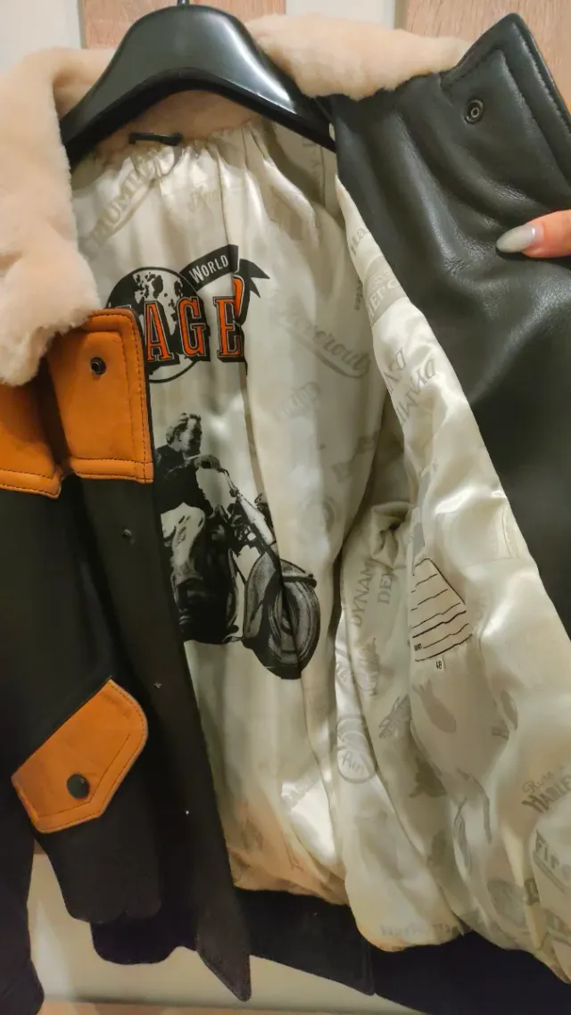 Montone Vintage Uomo Vera Pelle