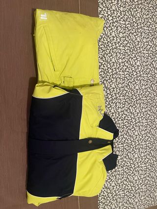 Giacca da sci Fila blu e gialla bambino 9/10 anni