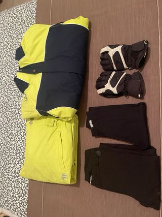 Giacca da sci Fila blu e gialla bambino 9/10 anni