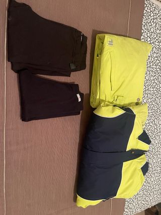 Giacca da sci Fila blu e gialla bambino 9/10 anni