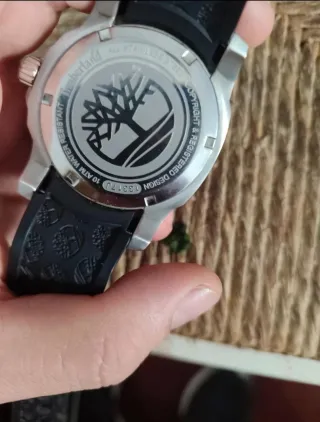 Reloj Timberland Negro y Plateado