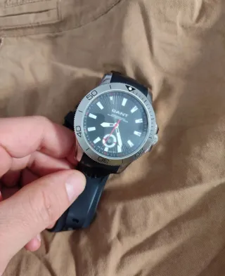 Reloj Gant Elegante Negro y Plateado