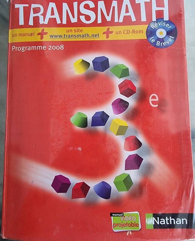 Transmath 3e programme 2008