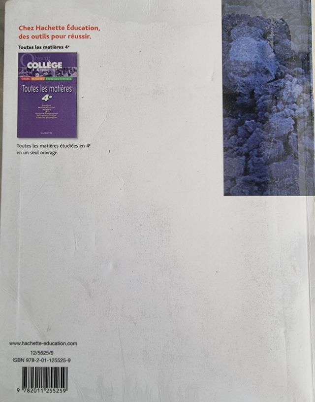 Sciences de la Vie et de la Terre 4e - Livre él...