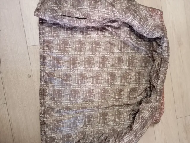 Chaqueta acolchada beige reversible