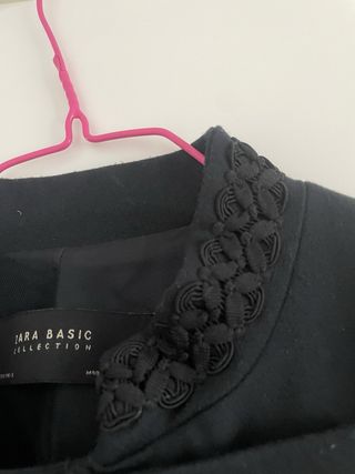 Abrigo Zara azul mujer