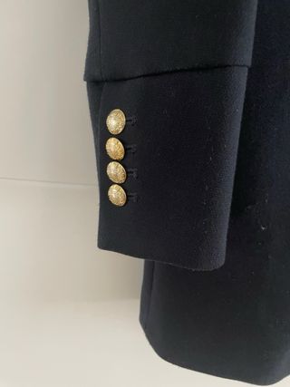 Abrigo Zara azul mujer