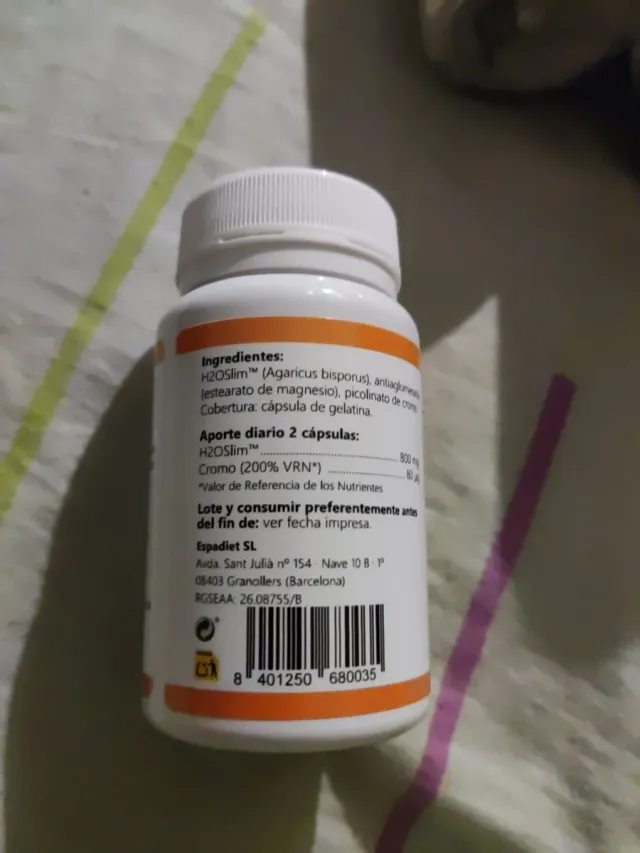 H2O BLOCK Complemento alimenticio 30 cápsulas