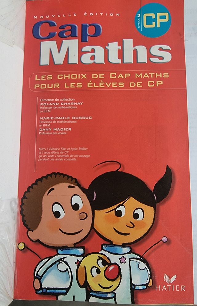 Cap maths CP, cycle 2 fichier d'entraînement