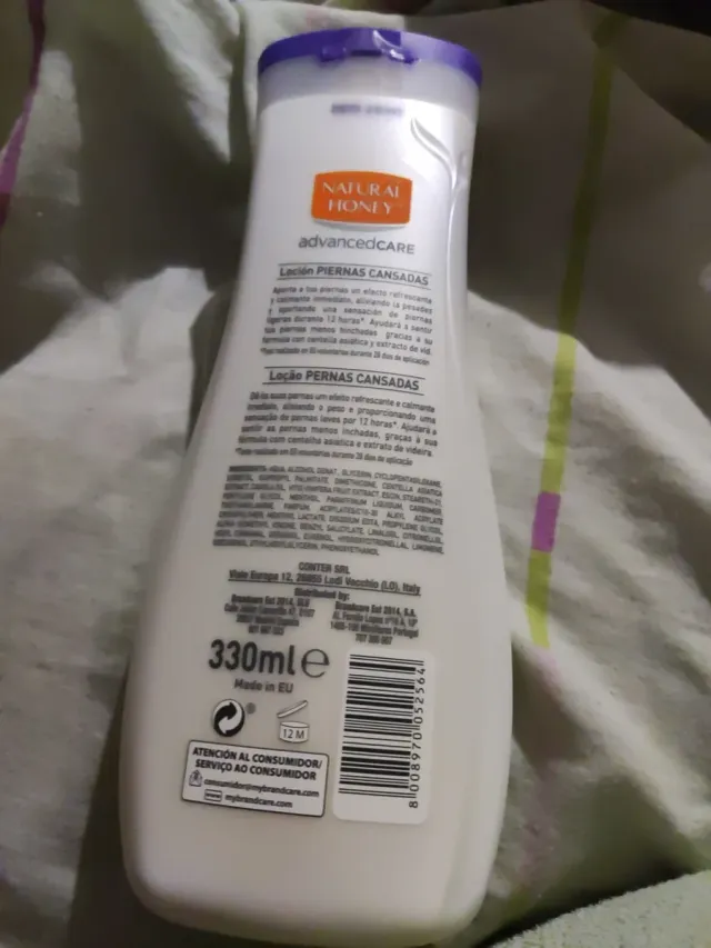 Natural Honey Piernas Cansadas Loción 400ml