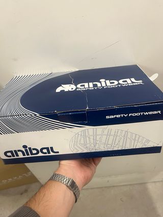 Zapatillas de seguridad Anibal negras y grises