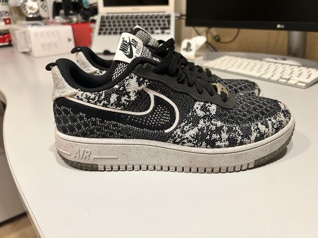 Zapatillas Nike AF1 Flyknit Negro/Blanco