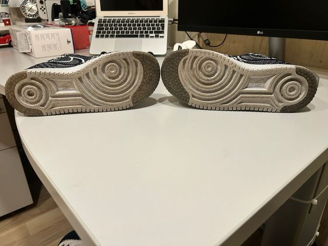 Zapatillas Nike AF1 Flyknit Negro/Blanco