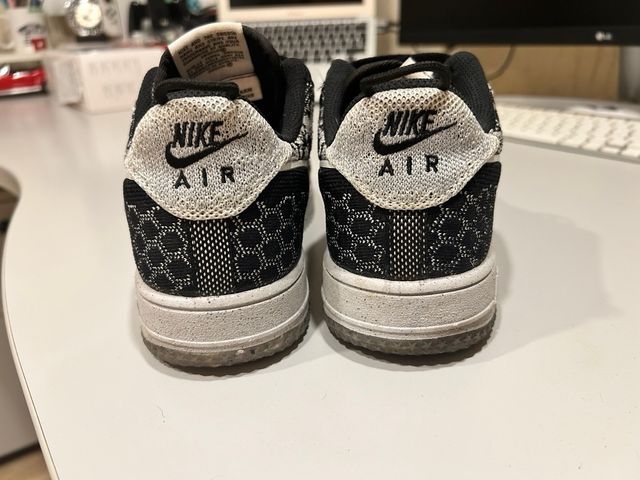 Zapatillas Nike AF1 Flyknit Negro/Blanco