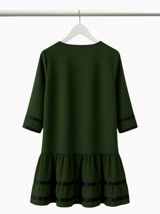 Vestido Kling verde oscuro Talla XL