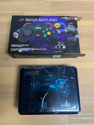 Controller Retro-Bit Sega Saturn 8-Button Wireless