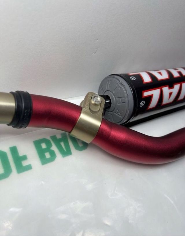 Manillar renthal twinwall 997 28mm rojo