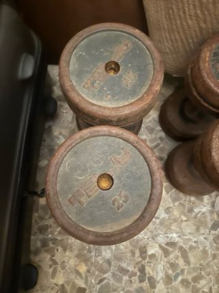 Mancuernas 16kg, 20kg y 26kg