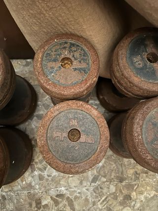 Mancuernas 16kg, 20kg y 26kg