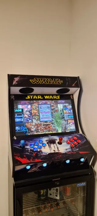 Máquina arcade retro personalizable