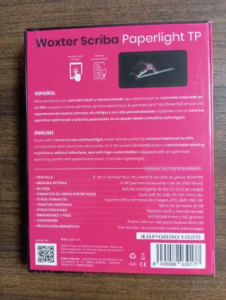 Ebook Woxter Scriba Paperlight TP