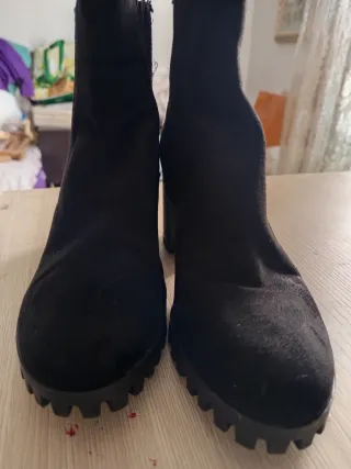 Botas negras tacón plataforma