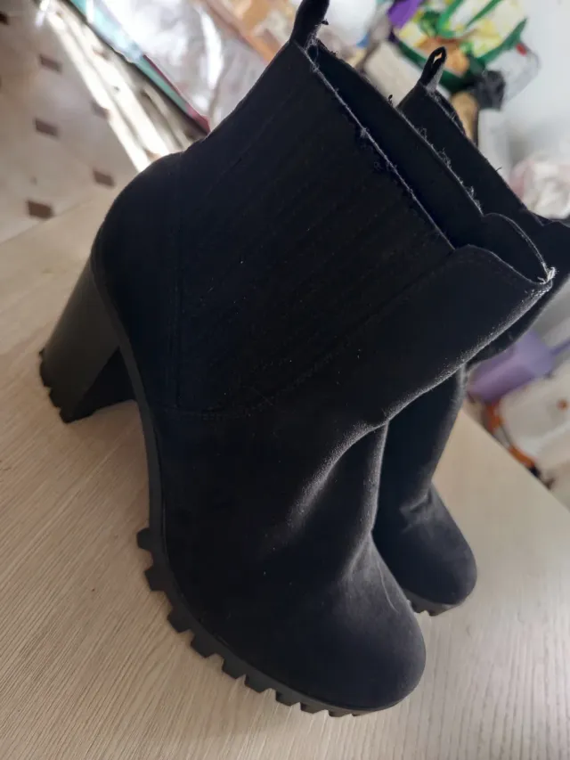 Botas negras tacón plataforma