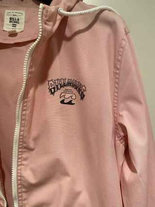Corta vientos  Billabong rosa mujer