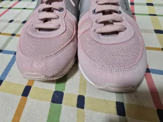 Zapatillas Pepe Jeans rosas y plateadas T.39