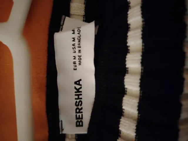 Vestido largo rayas Bershka Talla M