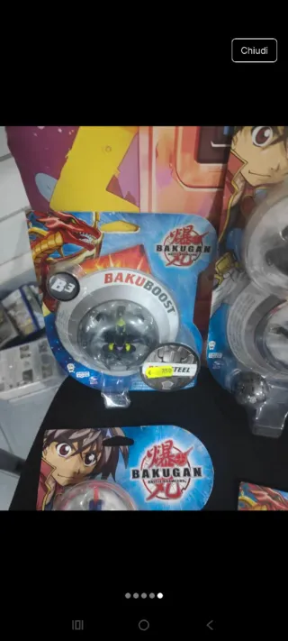 4 Confezioni Bakugan Nuove