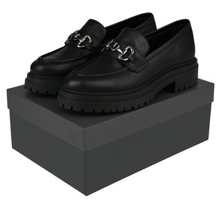 Mocassini NeroGiardini neri con fibbia